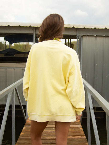 Lake Day Cord Sweatshirt