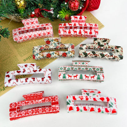 Funny Christmas Hair Clip Snowflake Bells
