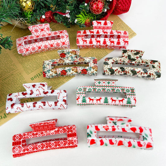 Funny Christmas Hair Clip Snowflake Bells