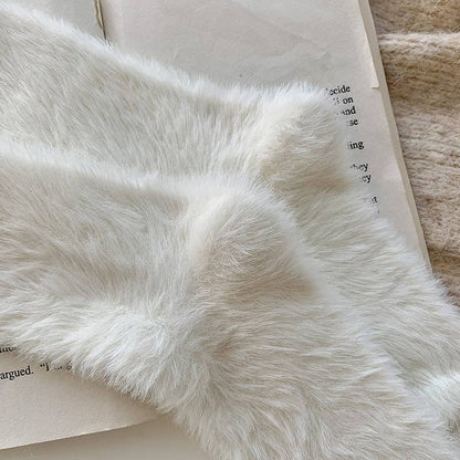 Winter Fuzzy Plush Thicken Warm Crew Socks MK2BLW6W8FSO220