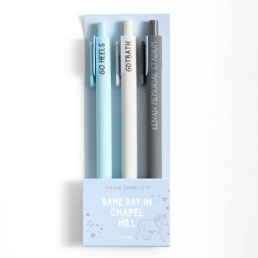 Chapel Hill Football Game Day Pen Set
