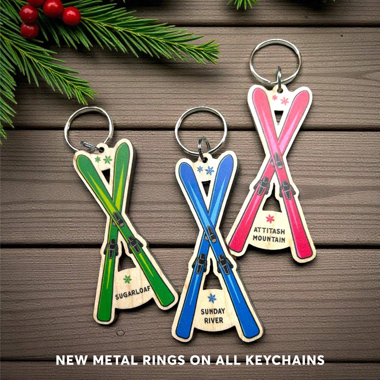 Lake Norman Paddle Keychain