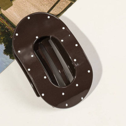Simple Polka Dots Hair Claw Clip MK2PPM6W6HCP540