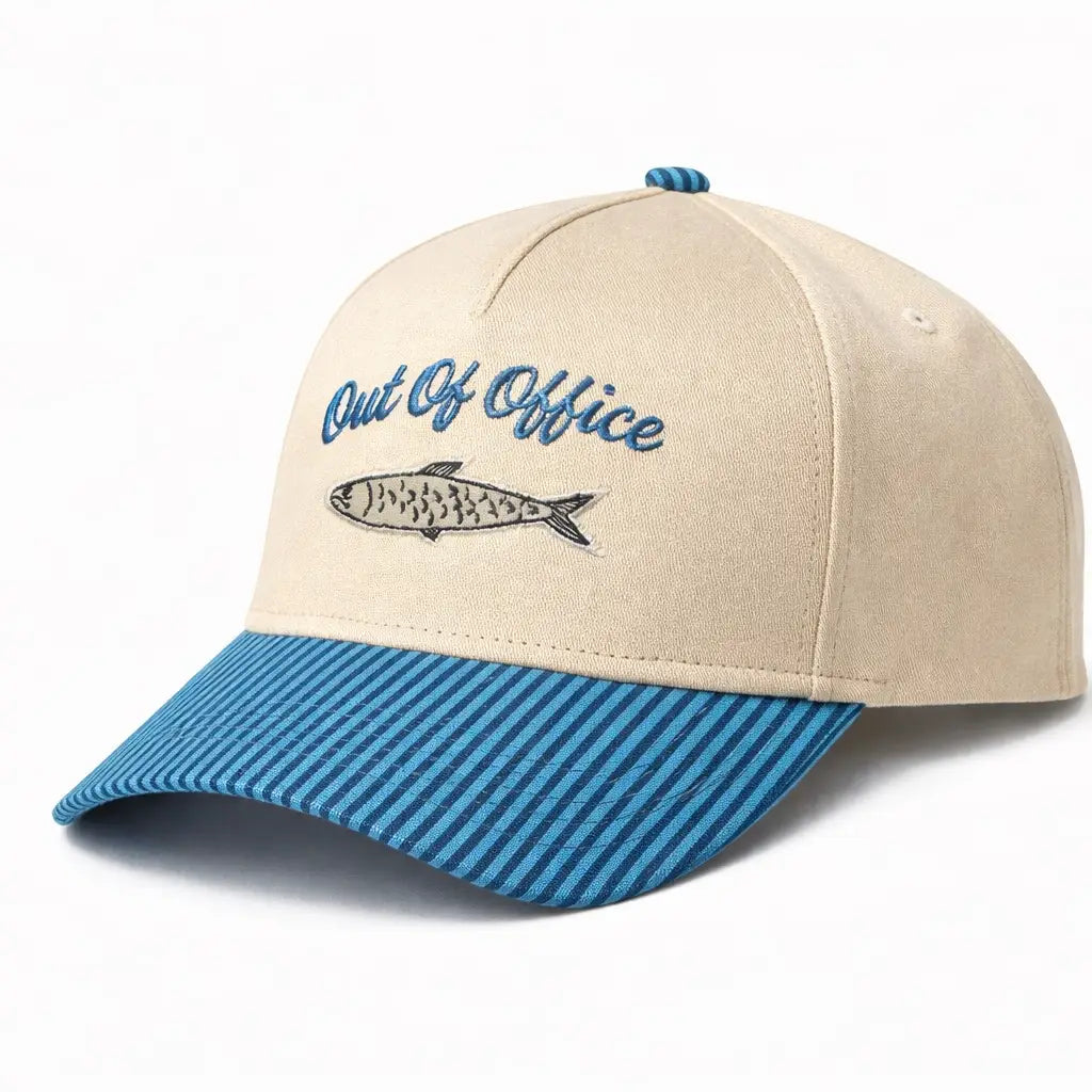 Out of Office Stripe hat