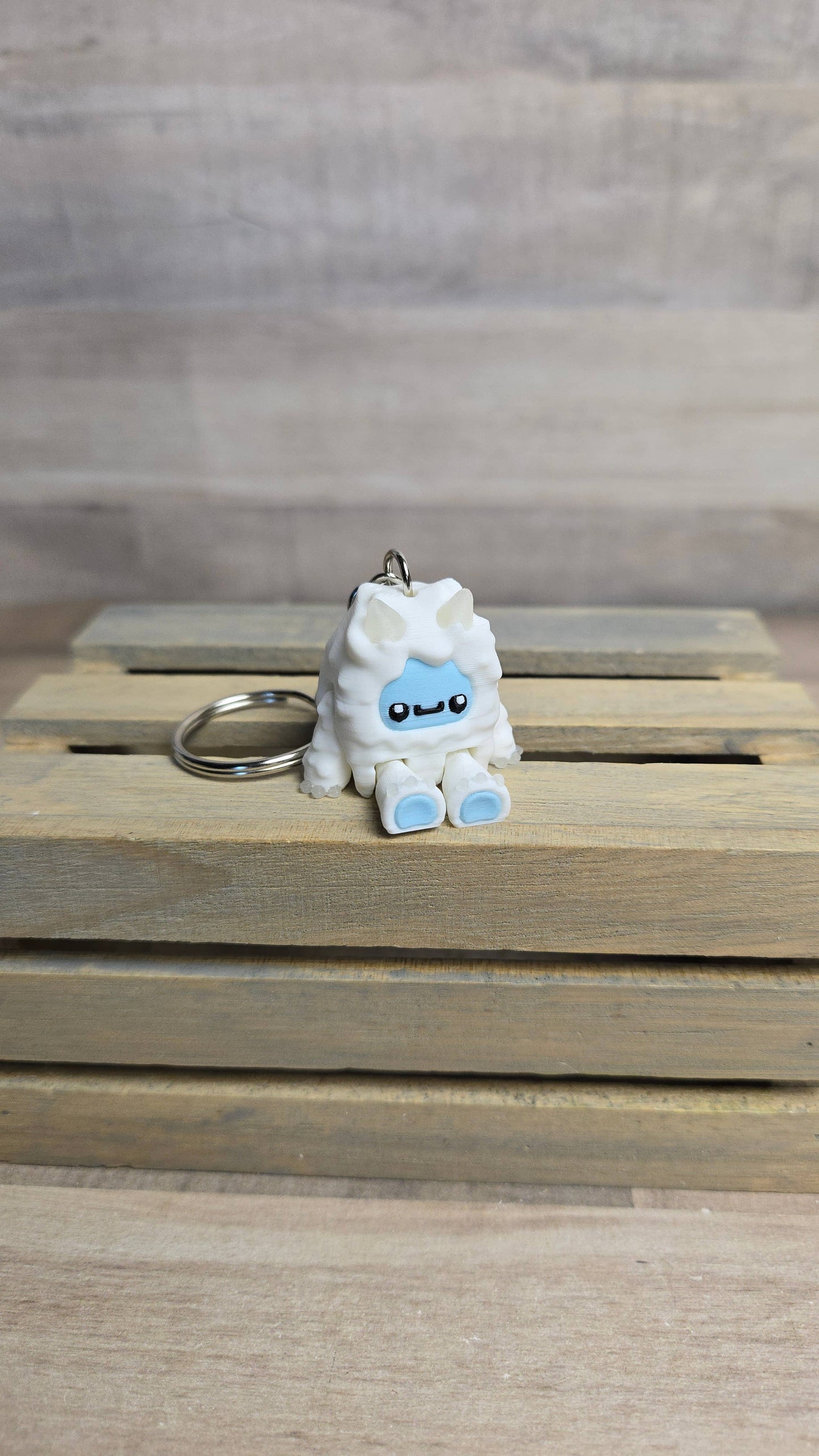 Bigfoot & Yeti Cryptid Fidget Keychain
