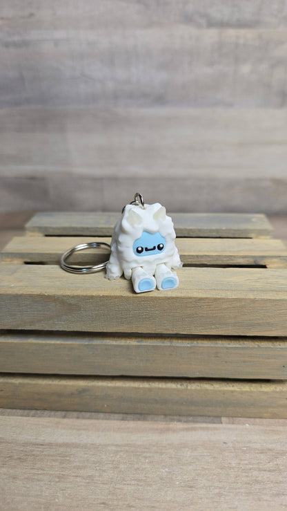 Bigfoot & Yeti Cryptid Fidget Keychain