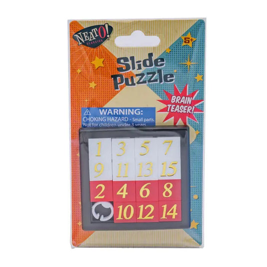Neato! Number Slide Puzzle -Math, Travel Size, Retro