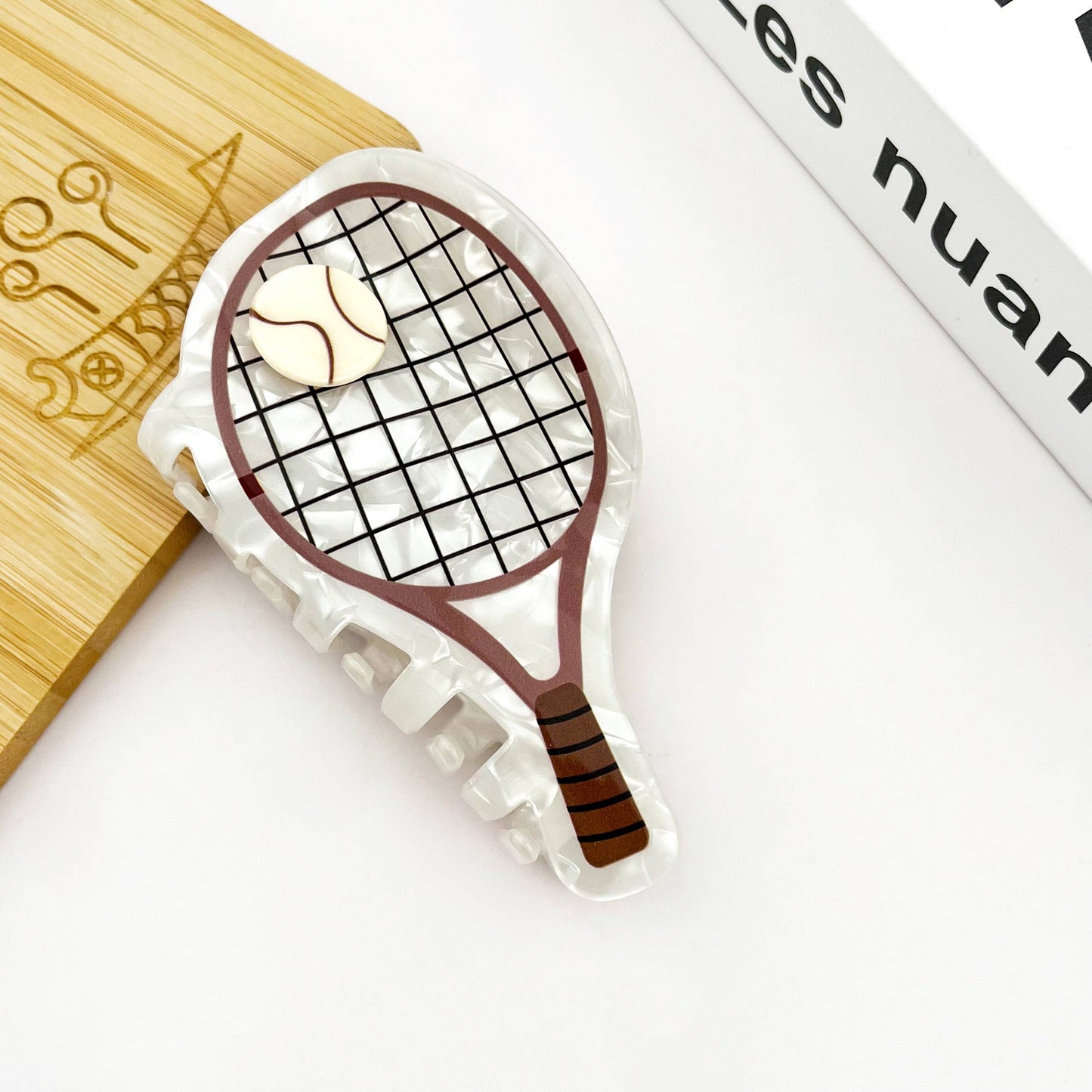 Tennis Racket Claw Clip, Sports Series Hair Clip