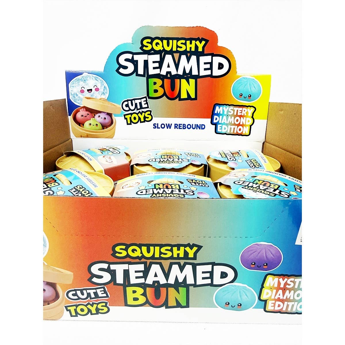 Mystery Mini Trio Dumpling Squishy with Steamer