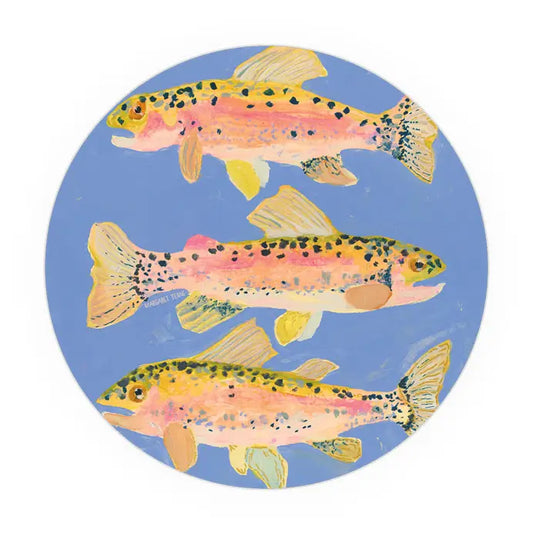 Three Fish Seedlings Coaster