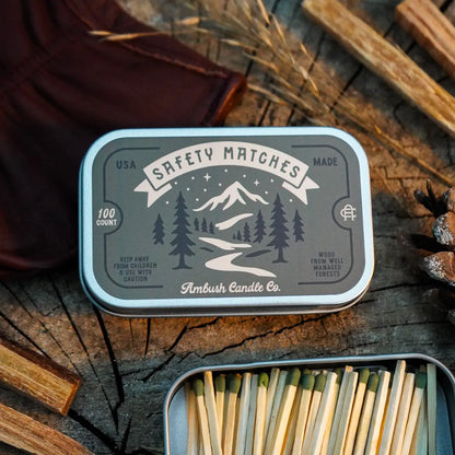 Ambush Candle Co. - Safety Matches - Open Range