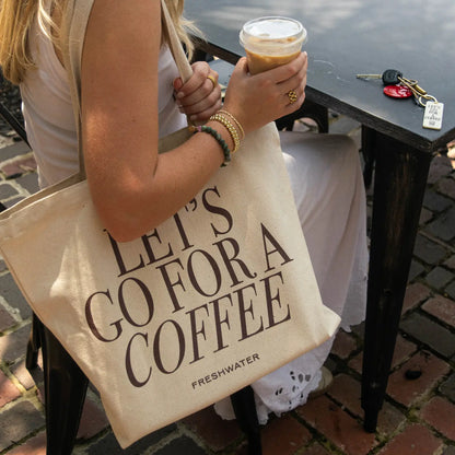 Let's Go For A Coffee Tote