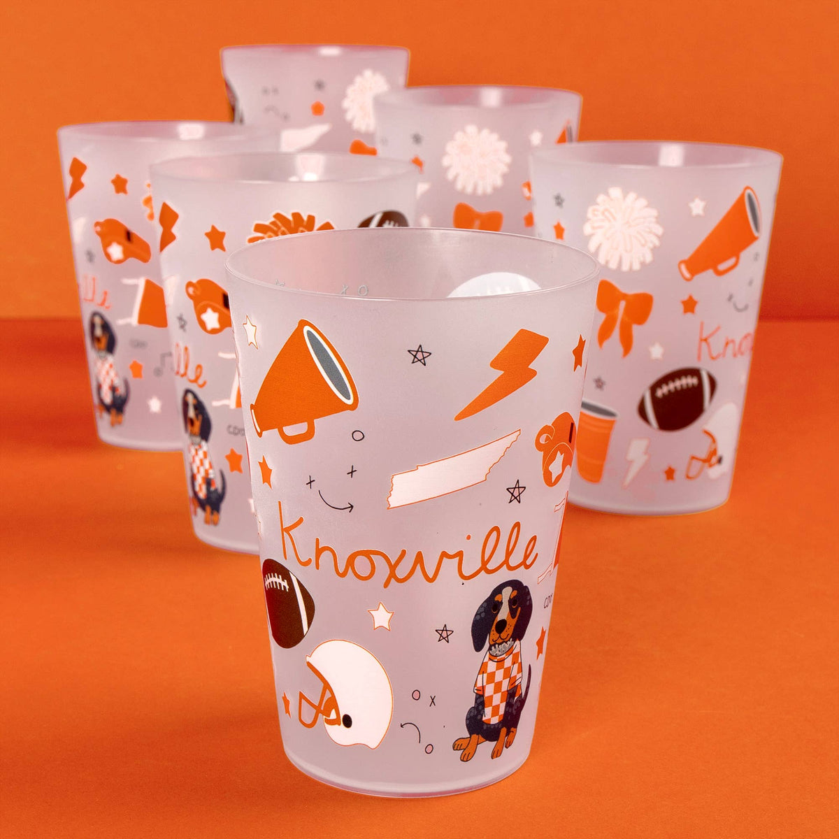 Knoxville Football Game Day 16oz Stadium Cups