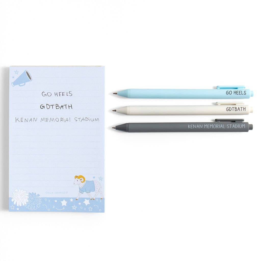 Chapel Hill Football Game Day Pen Set