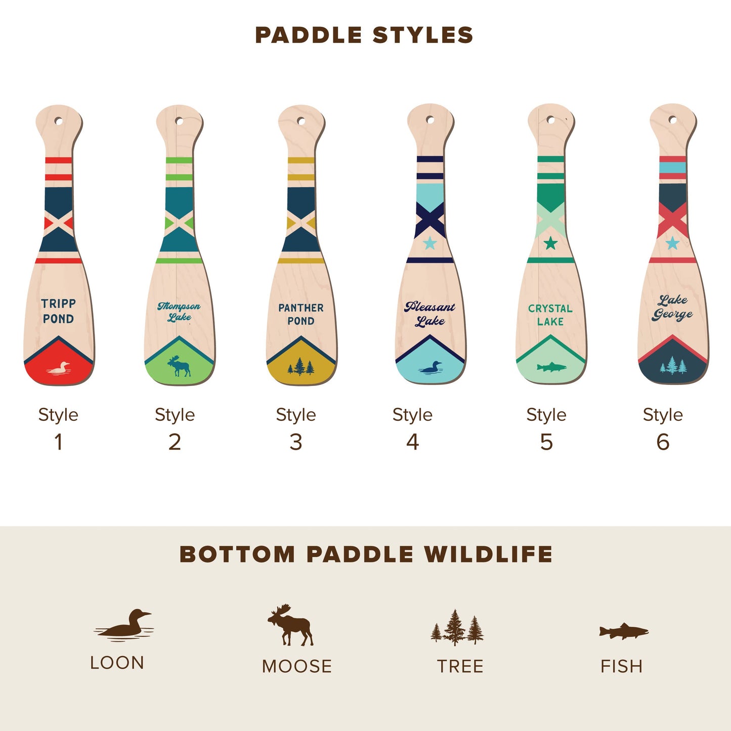 Lake Norman Paddle Keychain
