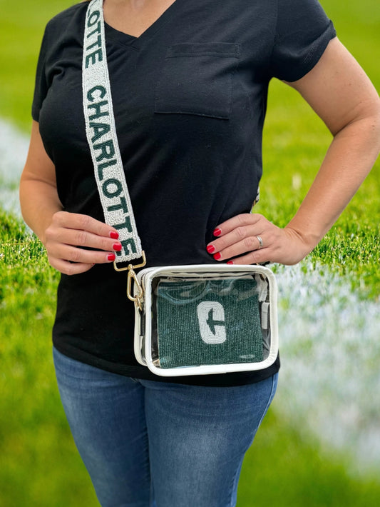 Charlotte Forty Niners Adjustable Beaded Strap