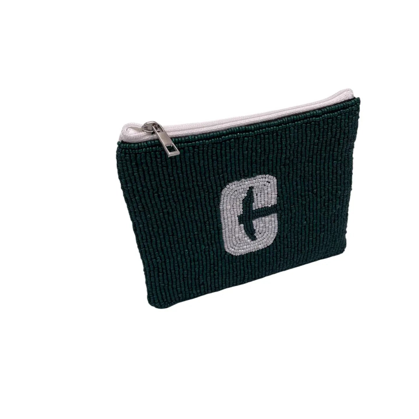 Charlotte Forty Niners Beaded Coin Purse