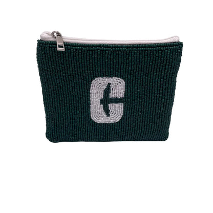 Charlotte Forty Niners Beaded Coin Purse