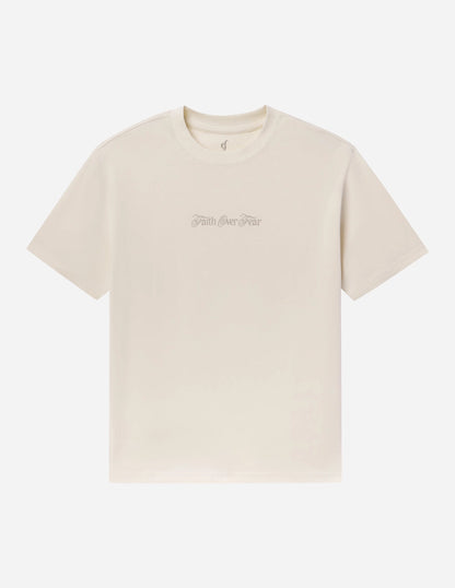 Faith Over Fear Taupe Unisex Tee