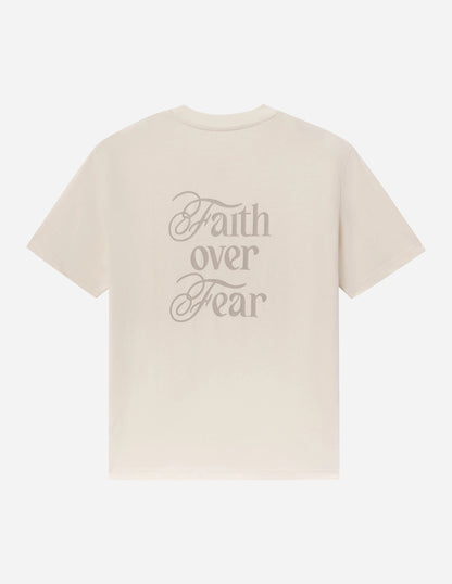 Faith Over Fear Taupe Unisex Tee