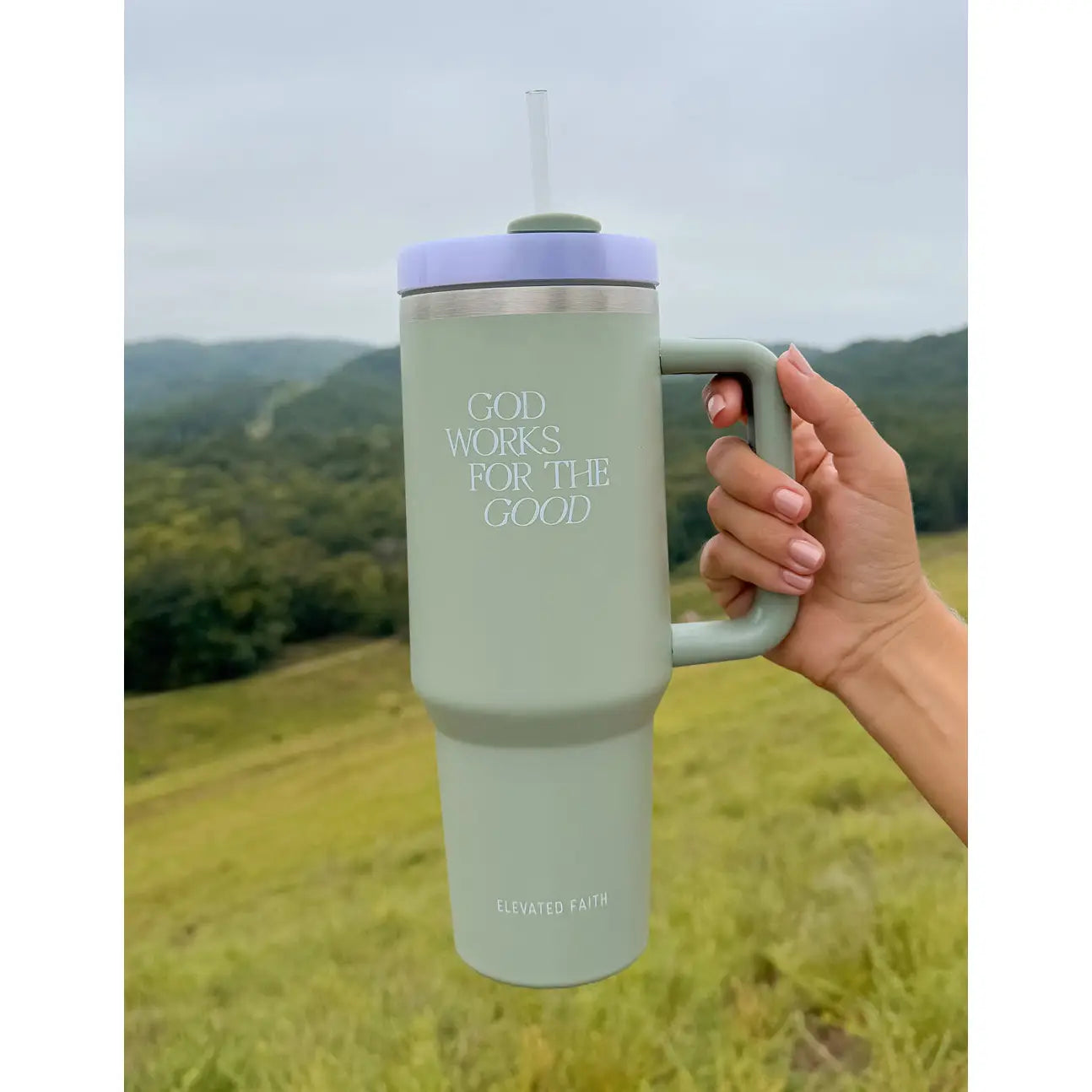 God Works For the Good 40 oz Tumbler