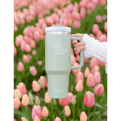 God Works For the Good 40 oz Tumbler
