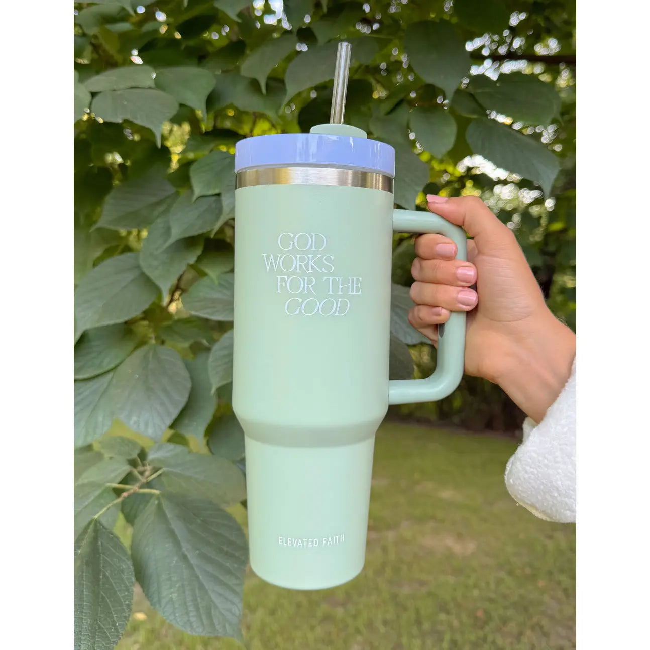 God Works For the Good 40 oz Tumbler