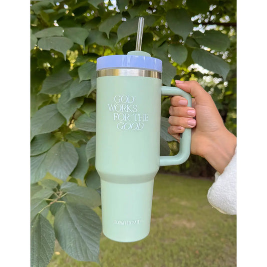 God Works For the Good 40 oz Tumbler
