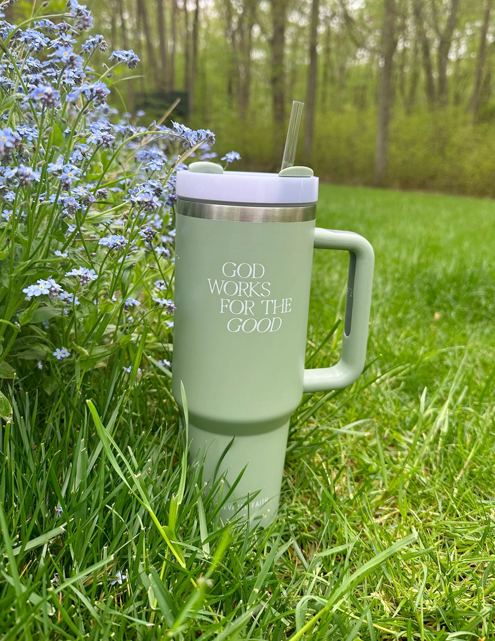 God Works For the Good 40 oz Tumbler