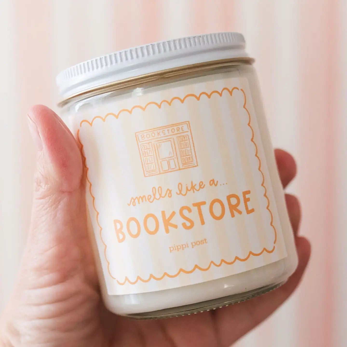 Smells Like A Bookstore Scented Soy Hand-Poured Candle