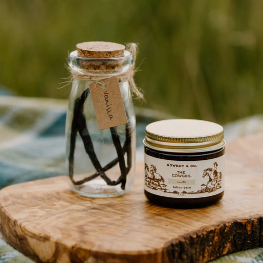 The Cowgirl - Vanilla Infused Organic Tallow Balm Moisturizer